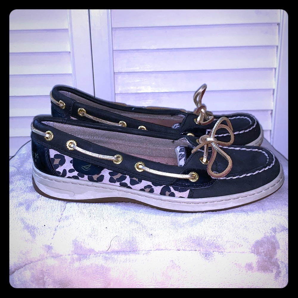 Sperry Top-Sider Women's Bluefish F Black/Leopard